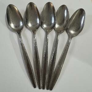 Set of 5 Tablespoons 7 1/8" - International Decorator Fascination Stainless MCM